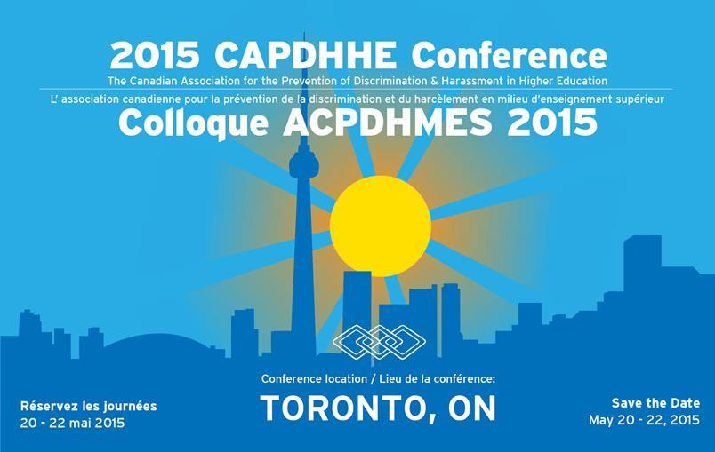 2015 CAPDHHE Conference/Colloque ACPDHMES 2015 Poster